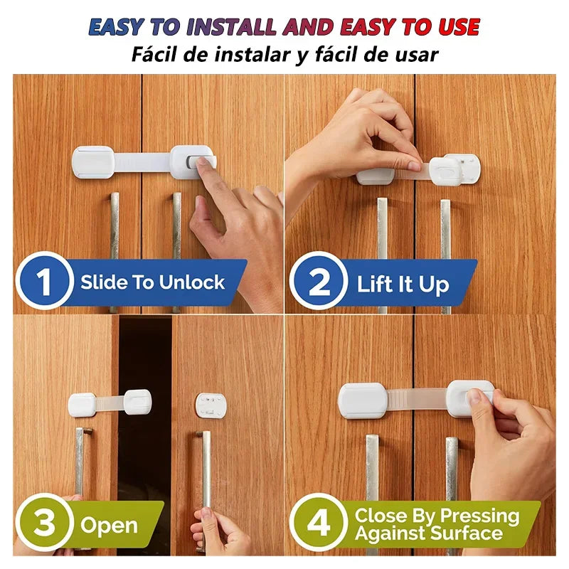 Baby Safety Strap Drawer Lock
